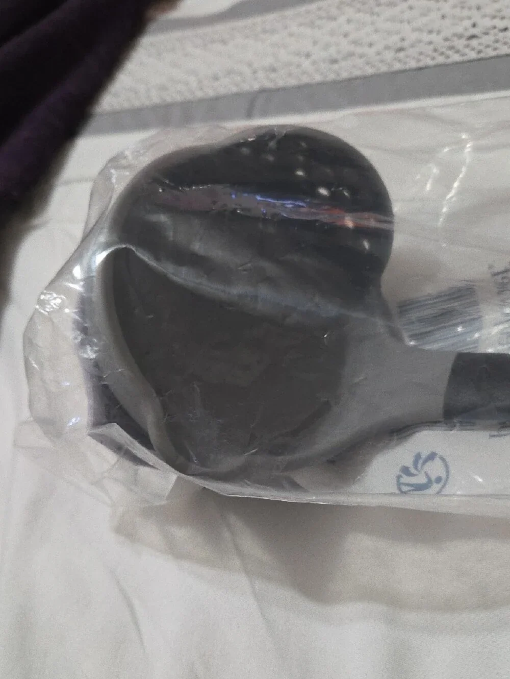 New** The Pampered Chef Gray Straining Laddle
